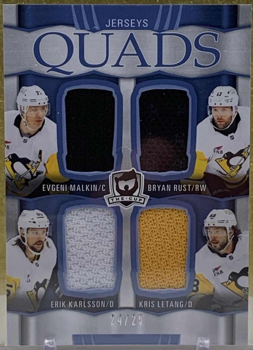 Evgeni Malkin / Erik Karlsson / Bryan Rust / Kris Letang #C4-MRKL