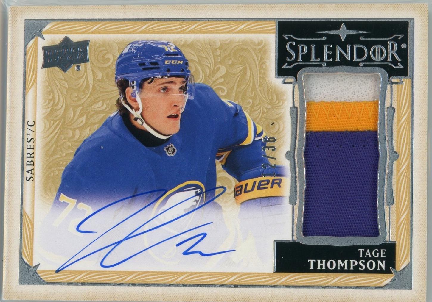Tage Thompson [Autograph] #SP-TT
