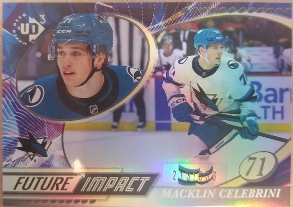 Macklin Celebrini [Gold] #UD3-17