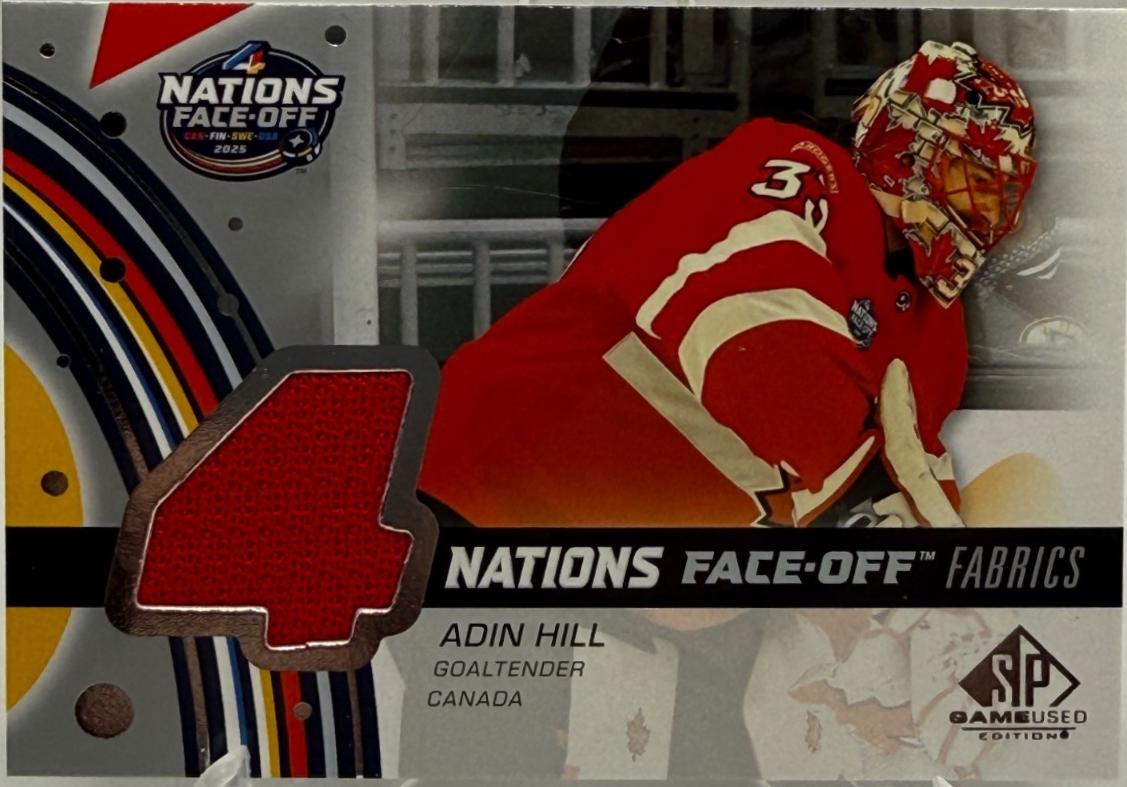 Adin Hill [Patch Team Canada] #4N-AH