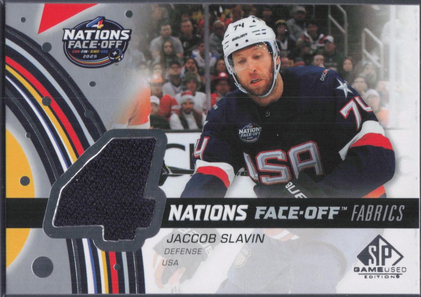 Jaccob Slavin [Patch Team USA] #4N-JS
