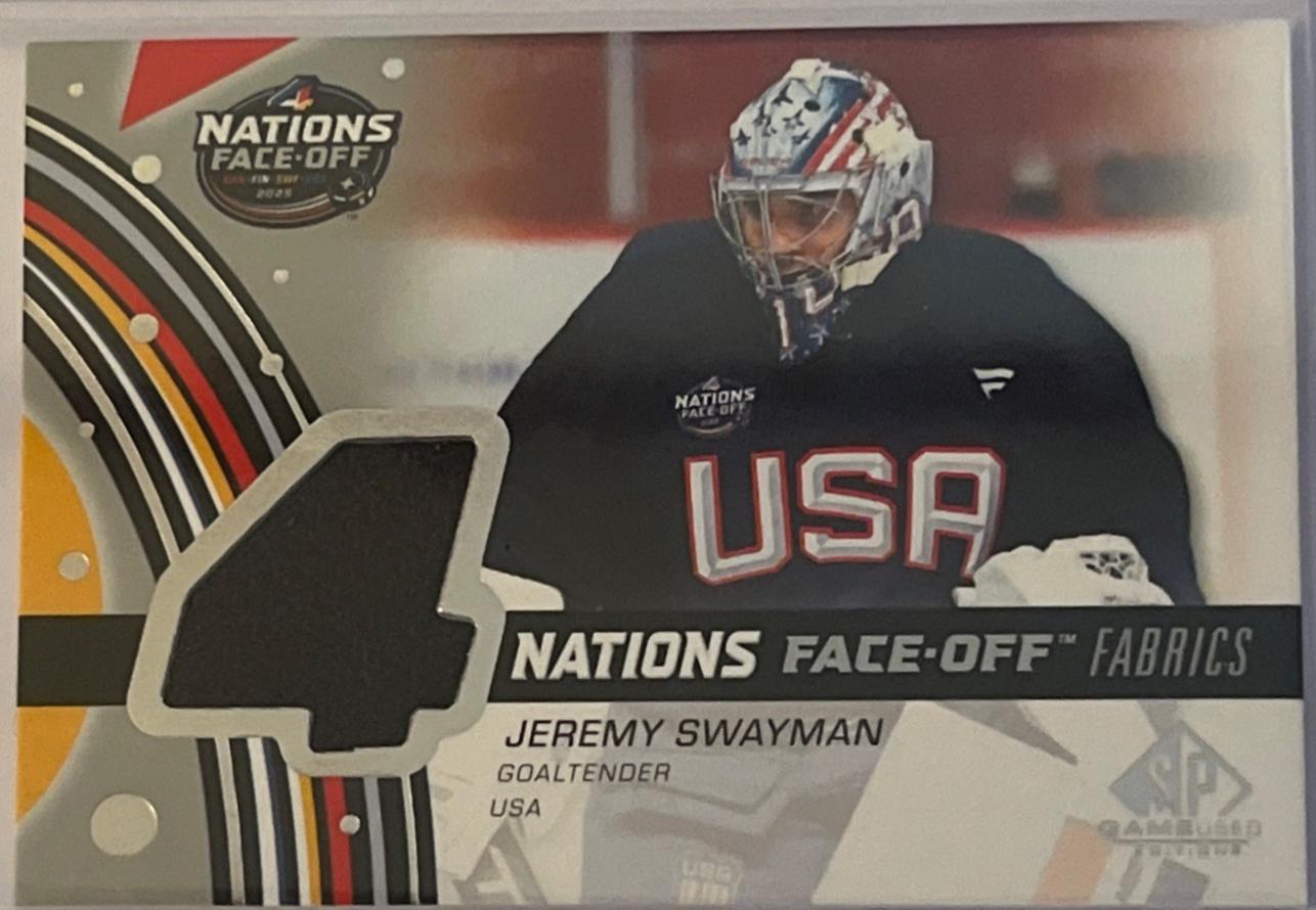 Jeremy Swayman [Patch Team USA] #4N-SW