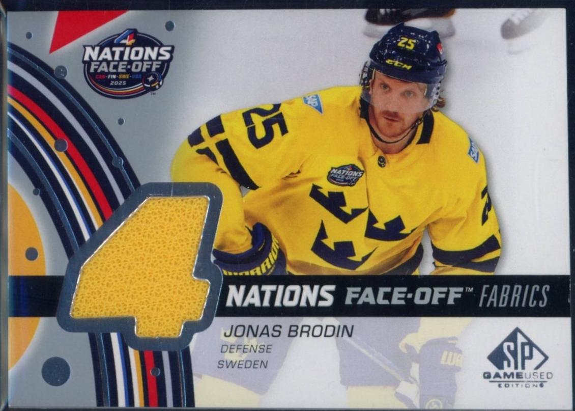 Jonas Brodin [Patch Team Sweden] #4N-BR