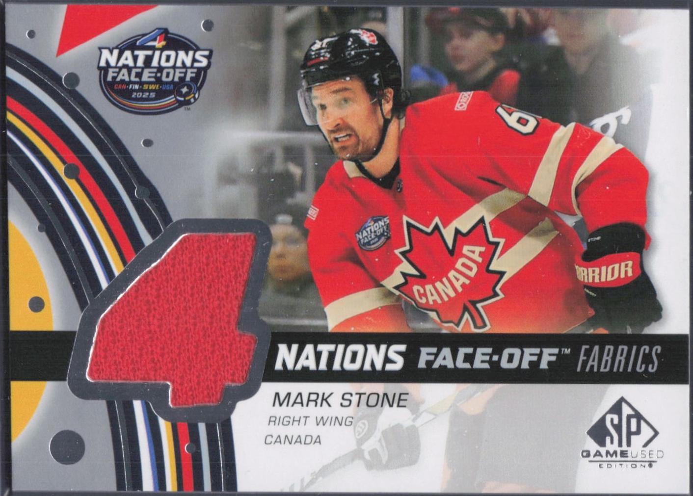 Mark Stone [Patch Team Canada] #4N-MS
