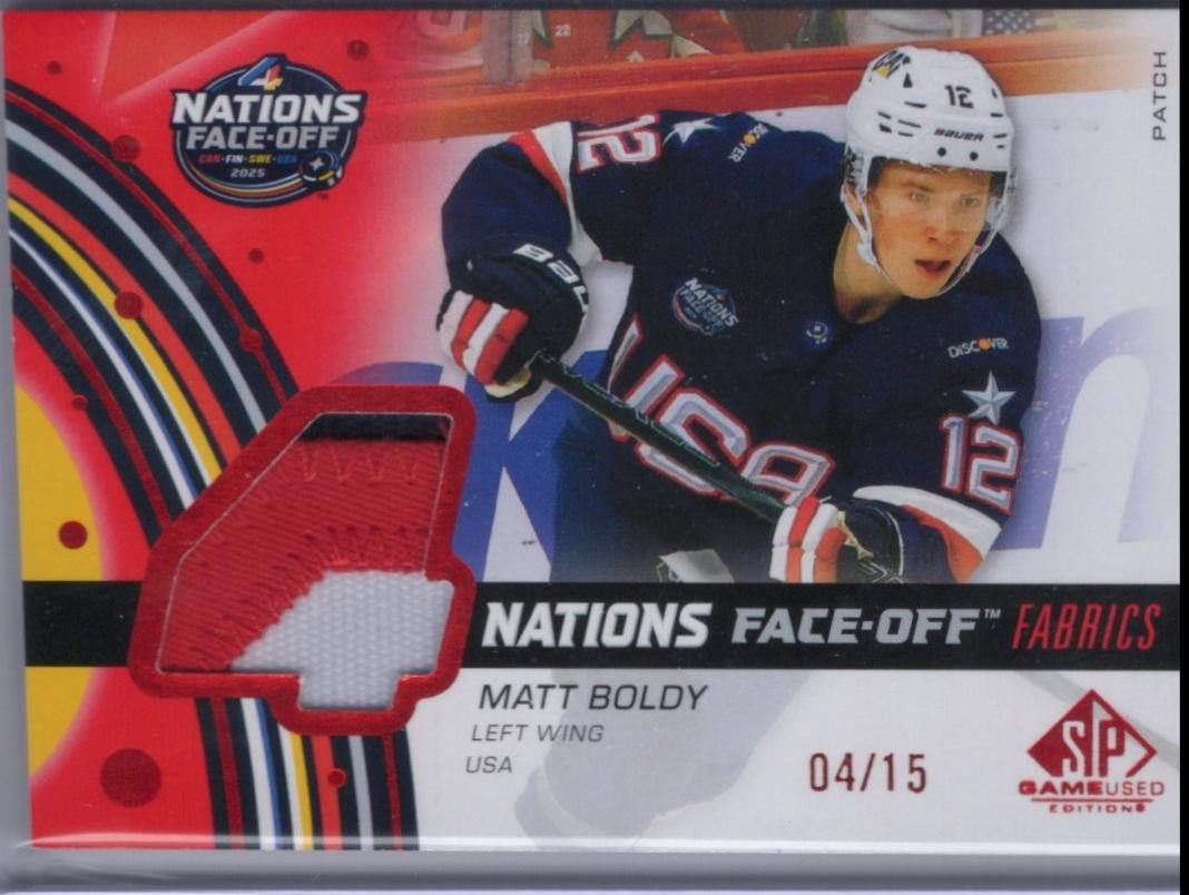 Matt Boldy [Patch Team USA] #4N-MB