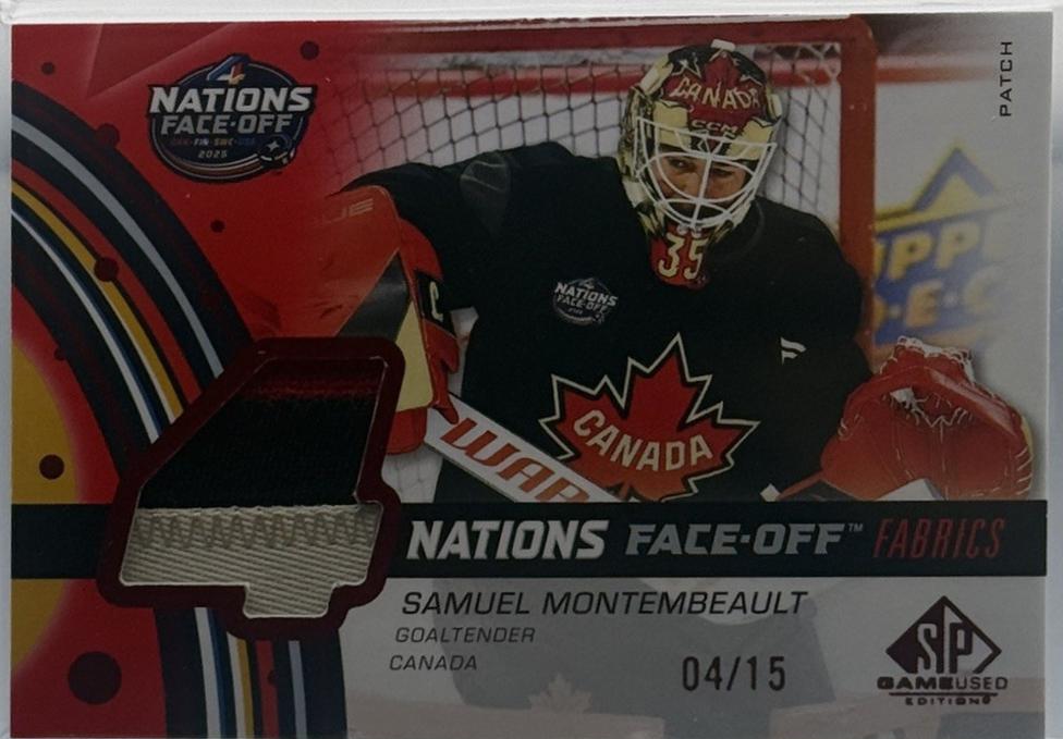 Samuel Montembeault [Patch Team Canada] #4N-SM