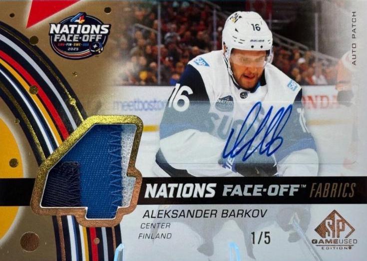 Aleksander Barkov [Patch Team Finland] #4N-AB