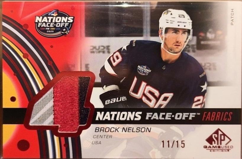 Brock Nelson [Patch Team USA] #4N-BN