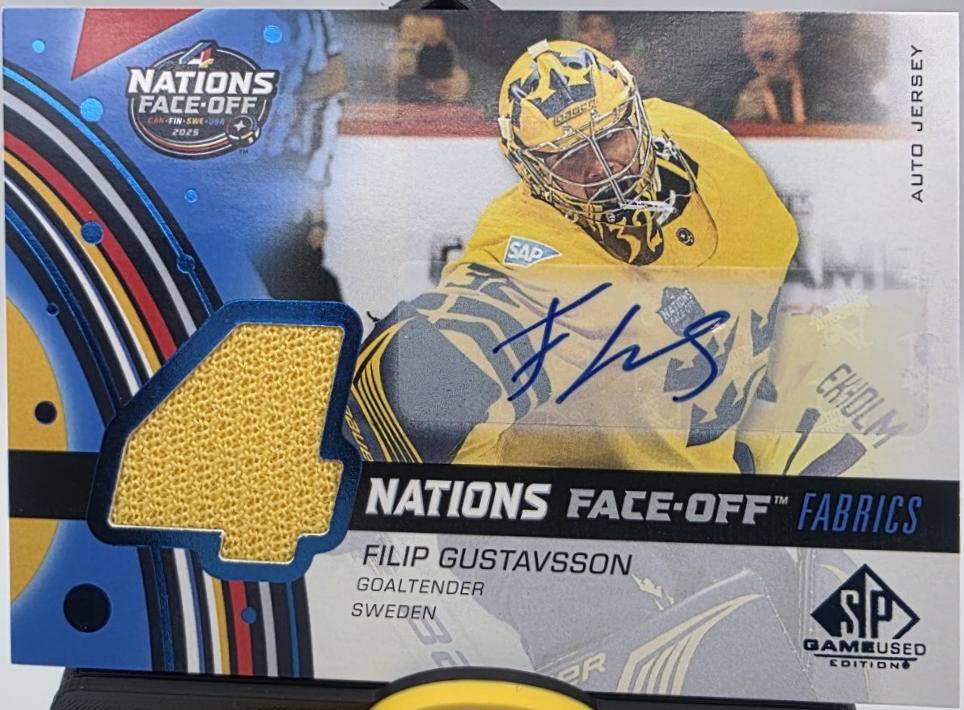 Filip Gustavsson [Patch Team Sweden] #4N-FG
