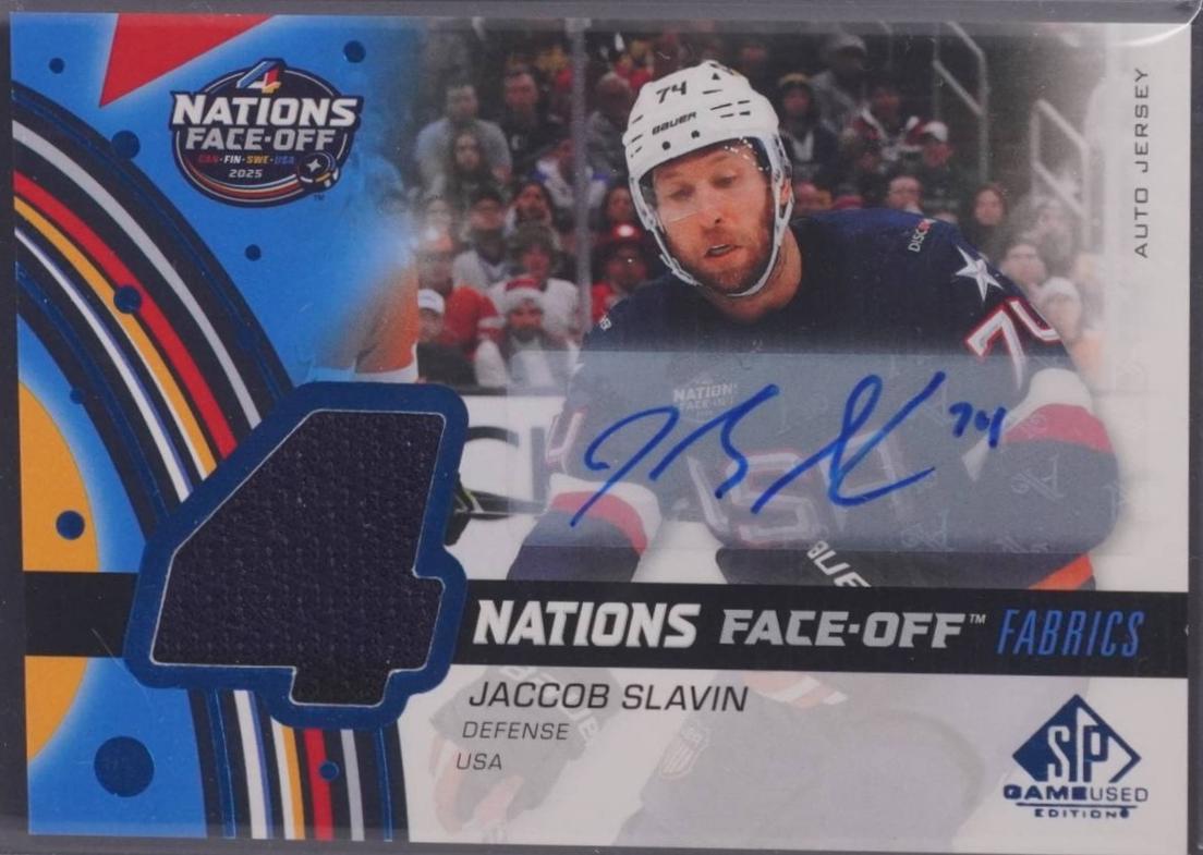 Jaccob Slavin [Patch Team USA] #4N-JS