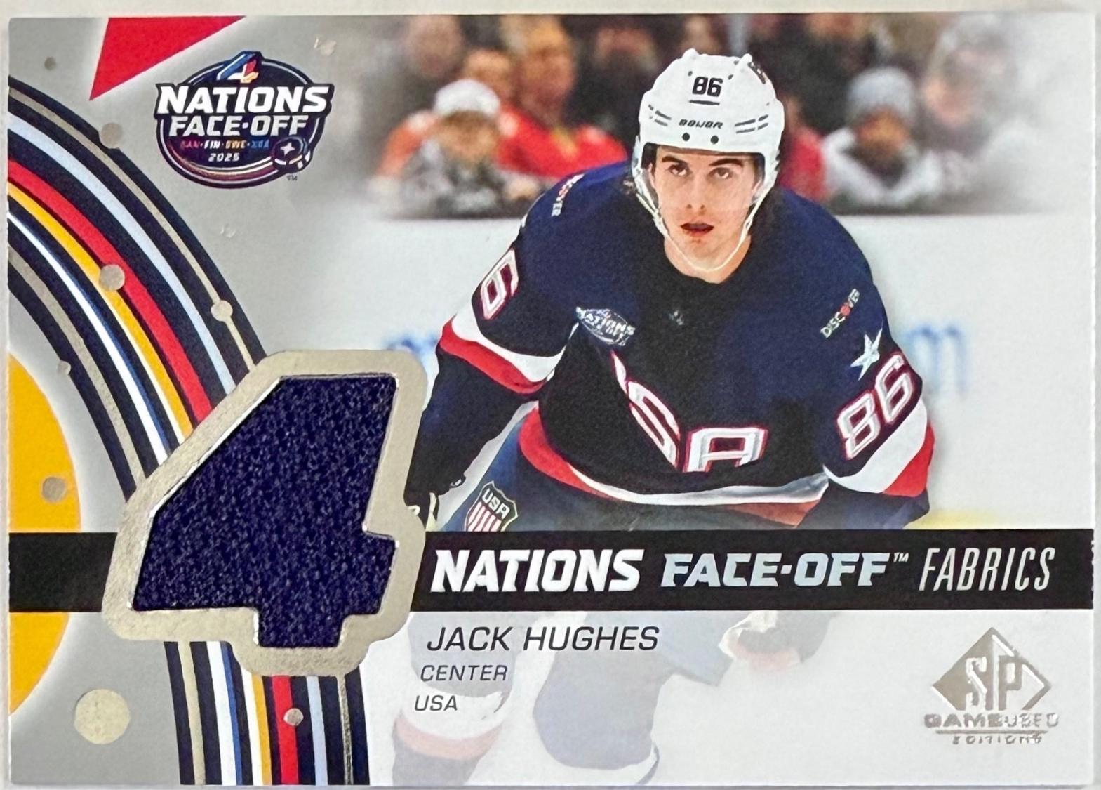 Jack Hughes [Patch Team USA] #4N-HU