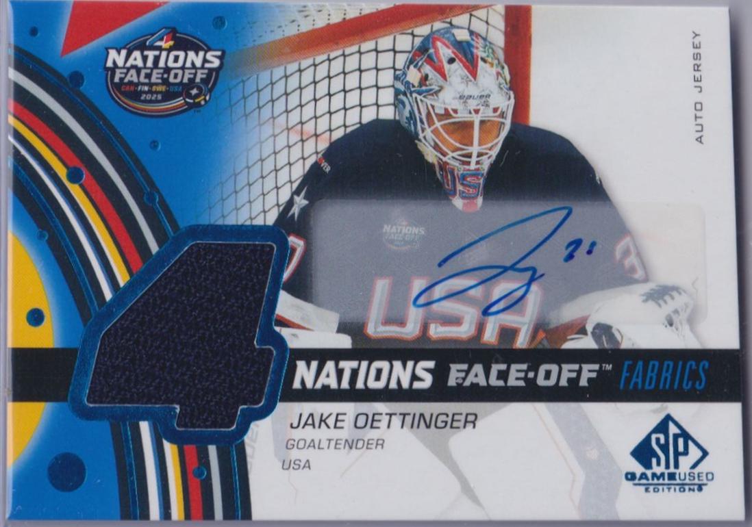 Jake Oettinger [Patch Team USA] #4N-JO