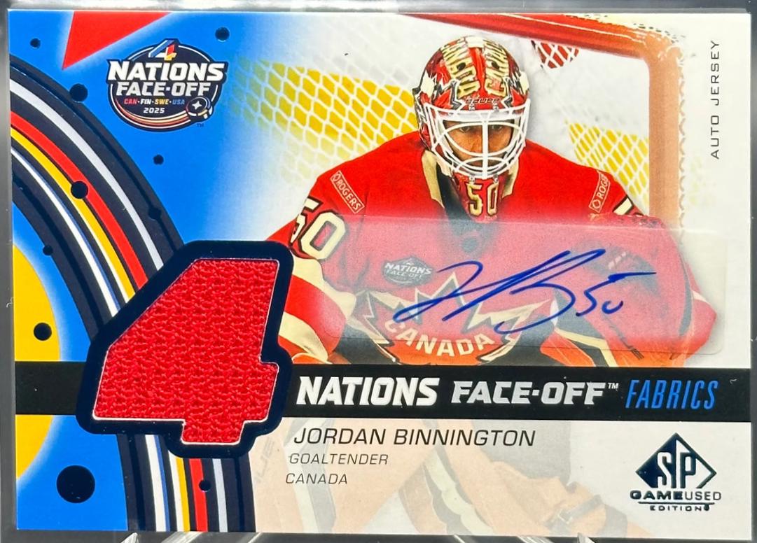 Jordan Binnington [Patch Team Canada] #4N-BI