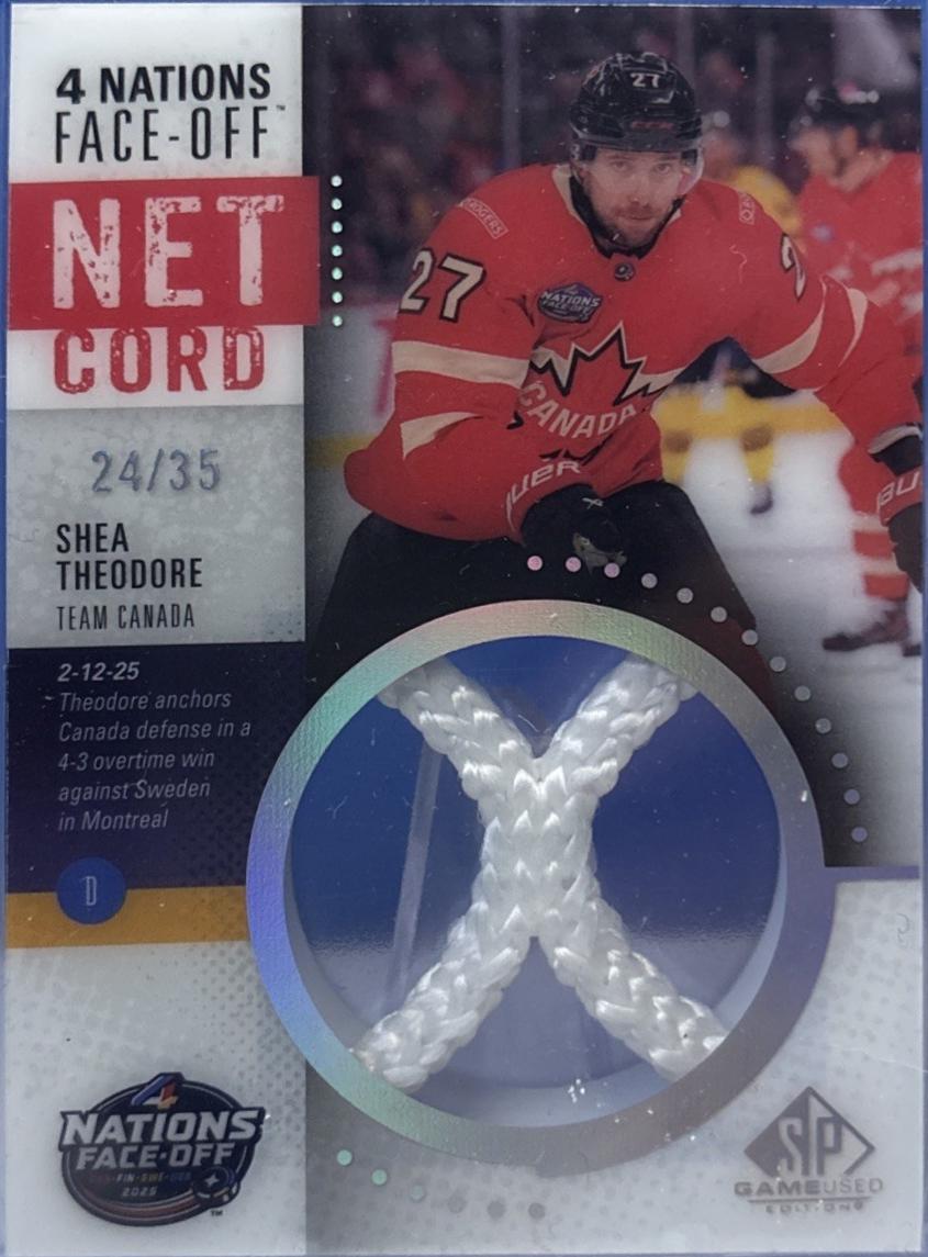 Shea Theodore [Team Canada] #4NN-ST