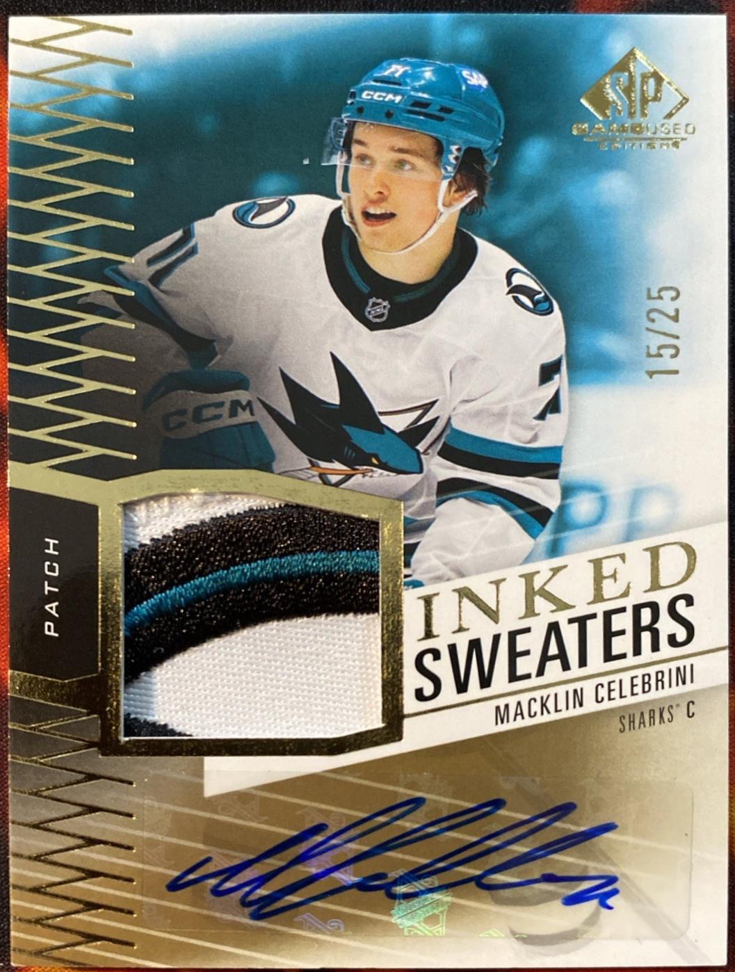 Macklin Celebrini [Patch] #IS-MC
