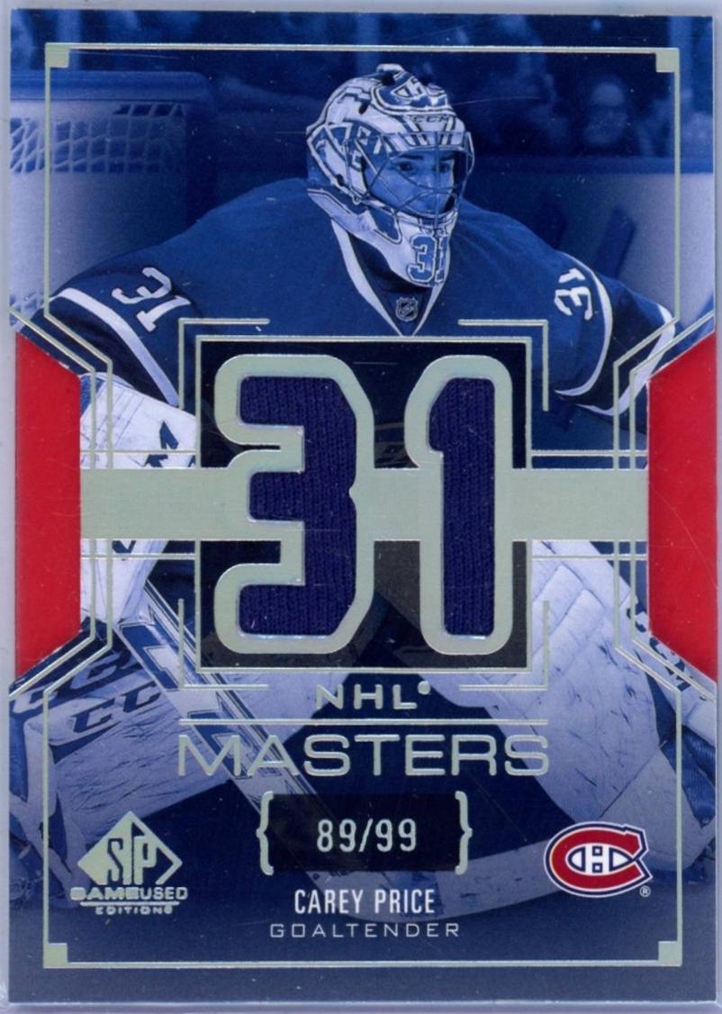 Carey Price [Jersey Greats] #NM-85