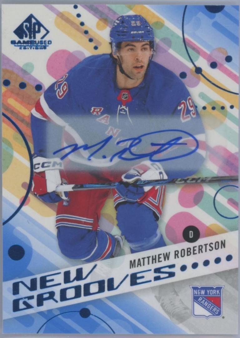 Matthew Robertson [Blue Autograph] #NG-6