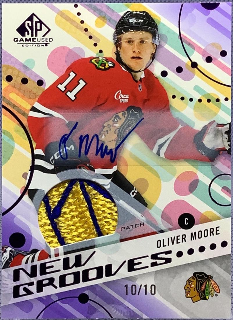 Oliver Moore [Purple Patch Red Autograph] #NG-8