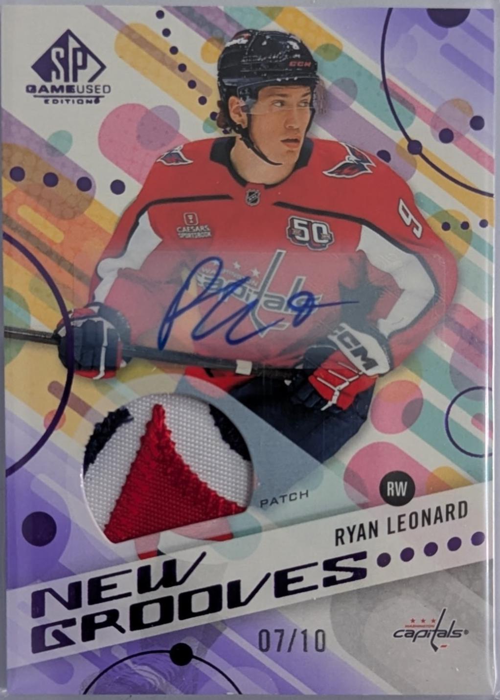 Ryan Leonard [Purple Patch Red Autograph] #NG-12