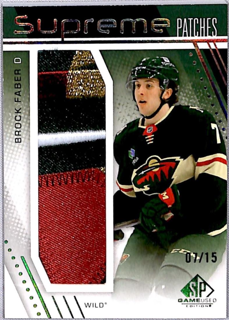 Brock Faber [Patches] #SP-BF