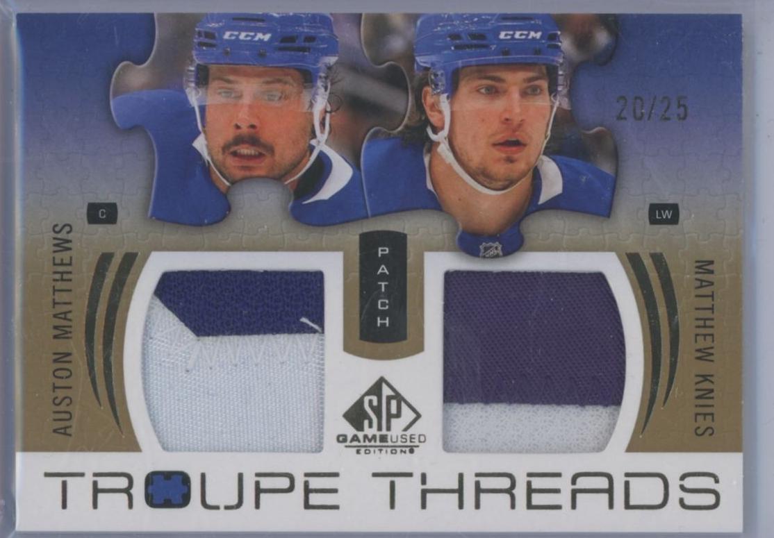Auston Matthews / Matthew Knies [Patch] #TT-MM