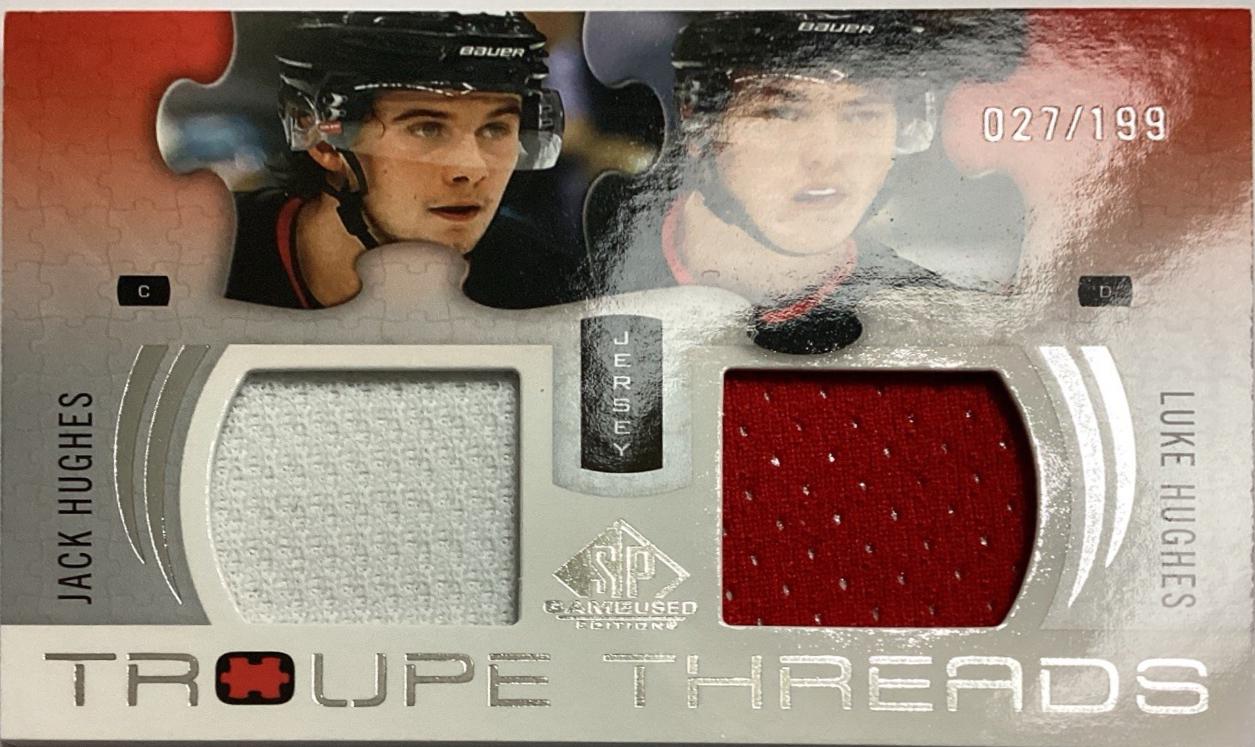Luke Hughes / Jack Hughes [Patch] #TT-HH
