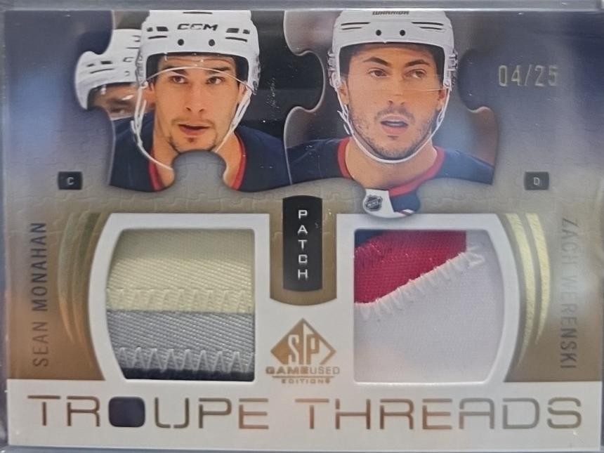 Zach Werenski / Sean Monahan [Patch] #TT-MW
