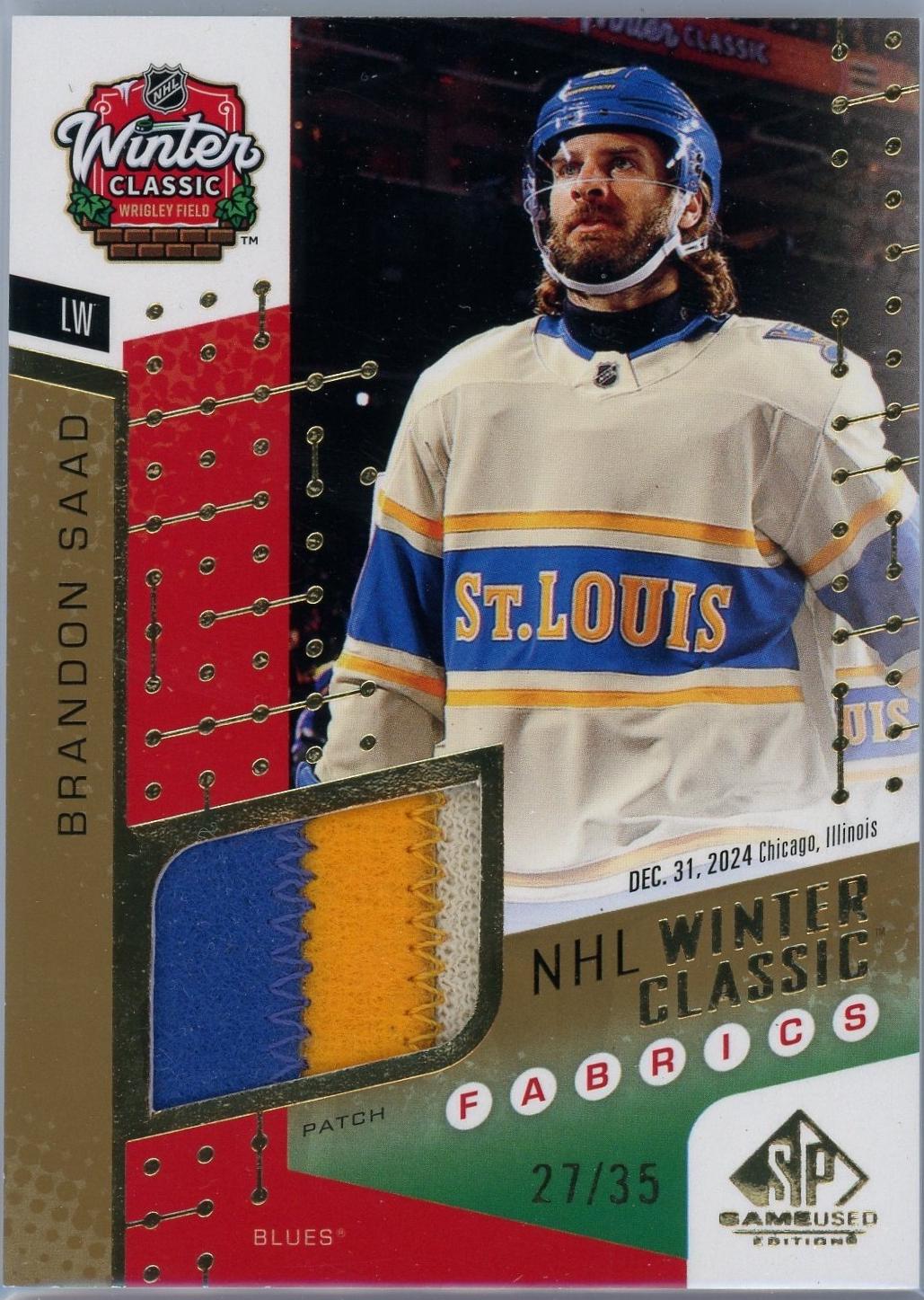 Brandon Saad [Patch] #WCF-6