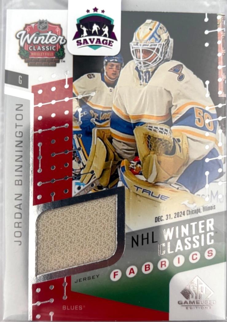 Jordan Binnington [Patch] #WCF-20