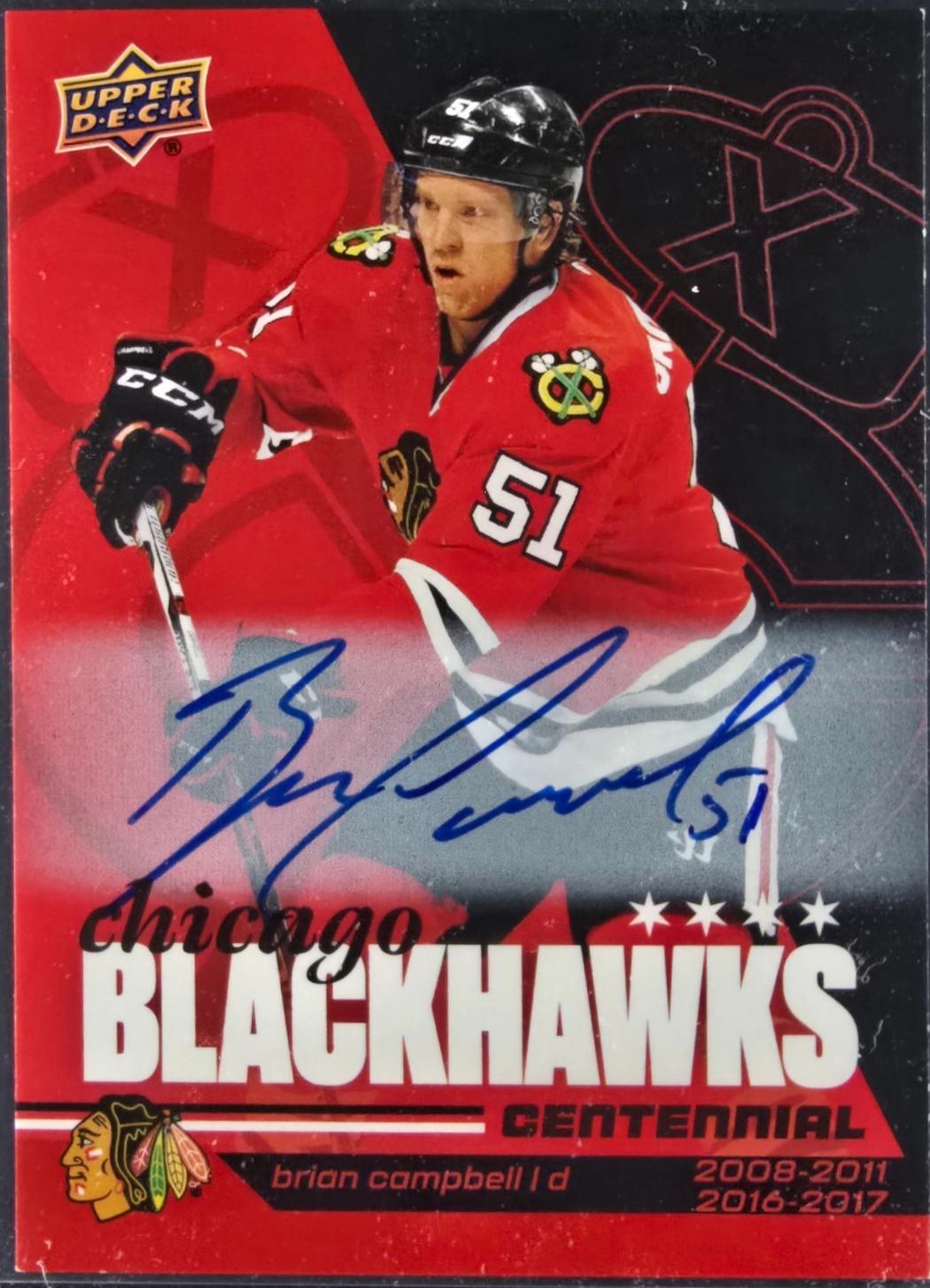 Brian Campbell [Autograph] #6