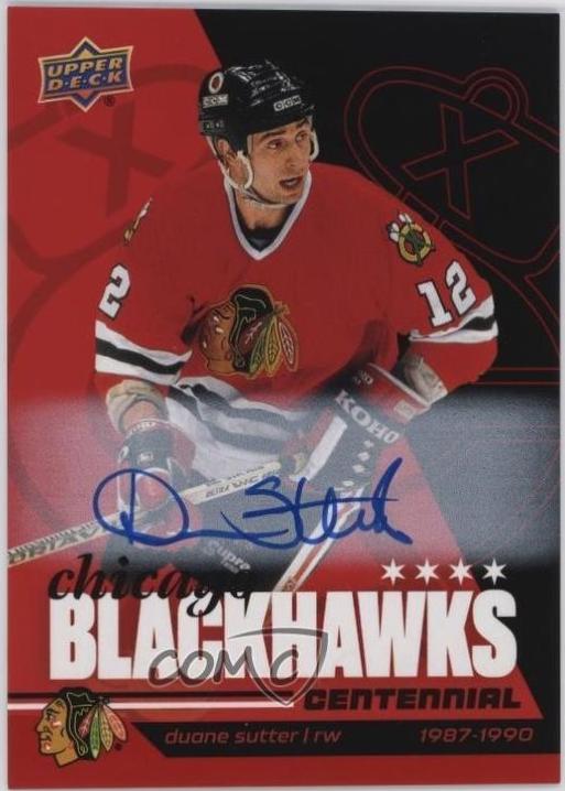 Duane Sutter [Autograph] #45