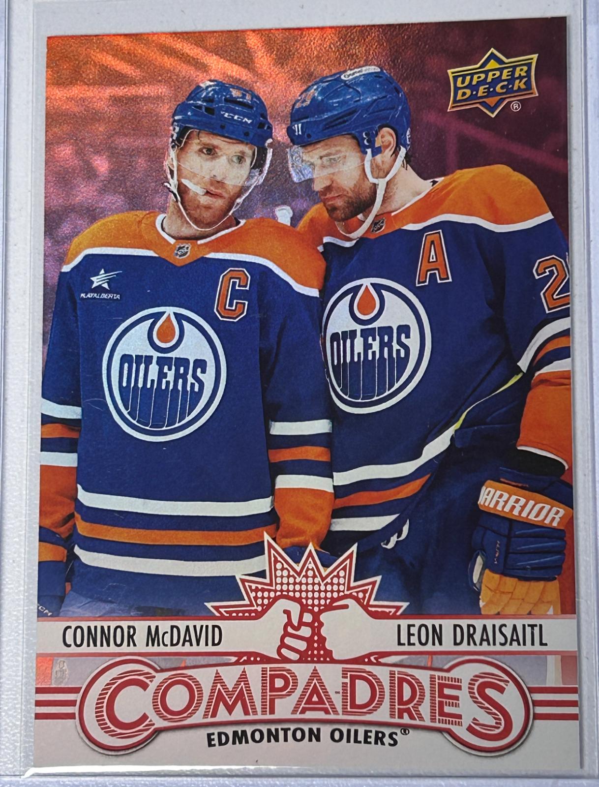 Connor McDavid/Leon Draisaitl [Red] #CM-2