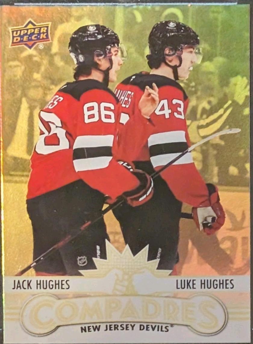 Jack Hughes/Luke Hughes [Gold] #CM-5