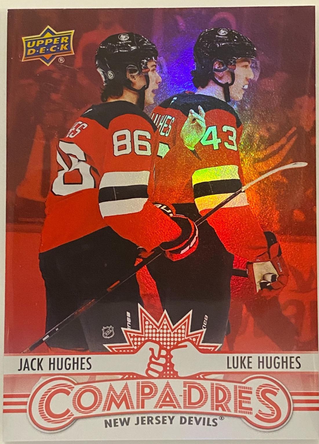 Jack Hughes/Luke Hughes [Red] #CM-5