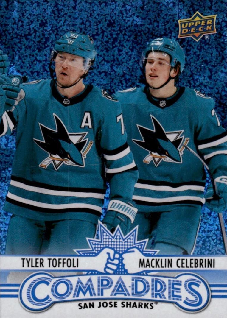 Macklin Celebrini/Tyler Toffoli [Speckle] #CM-11