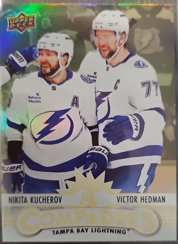 Nikita Kucherov/Victor Hedman [Gold] #CM-7