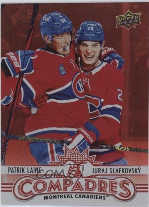 Patrik Laine/Juraj Slafkovsky [Red] #CM-8