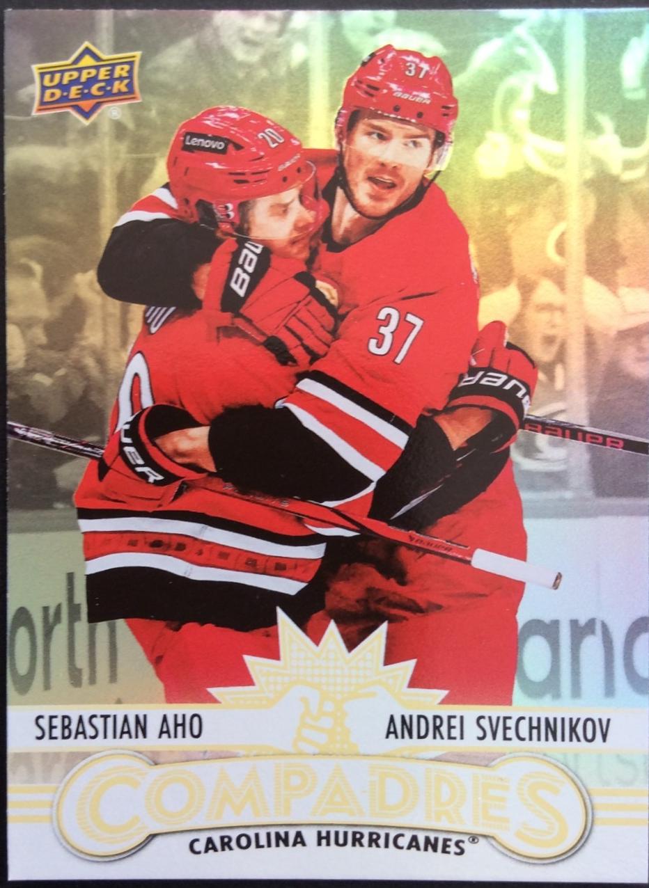 Sebastian Aho/Andrei Svechnikov [Gold] #CM-9
