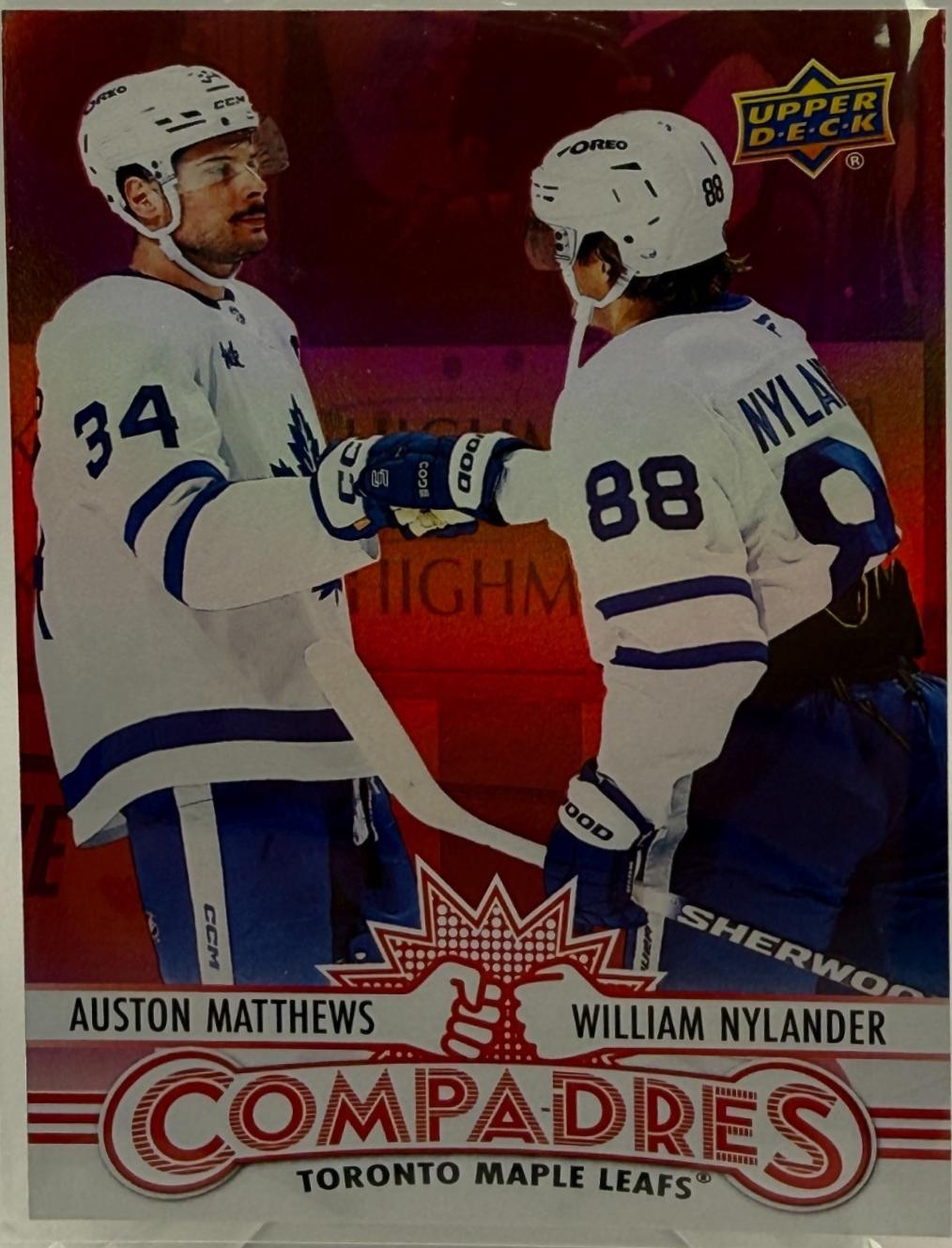 William Nylander/Auston Matthews [Red] #CM-3