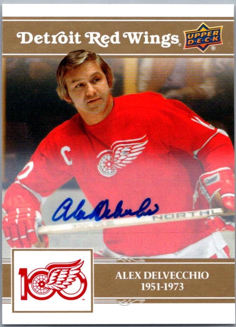 Alex Delvecchio [Gold Autograph] #32