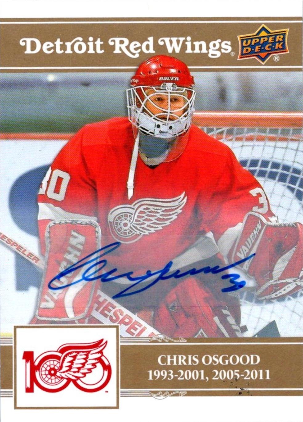 Chris Osgood [Gold Autograph] #63