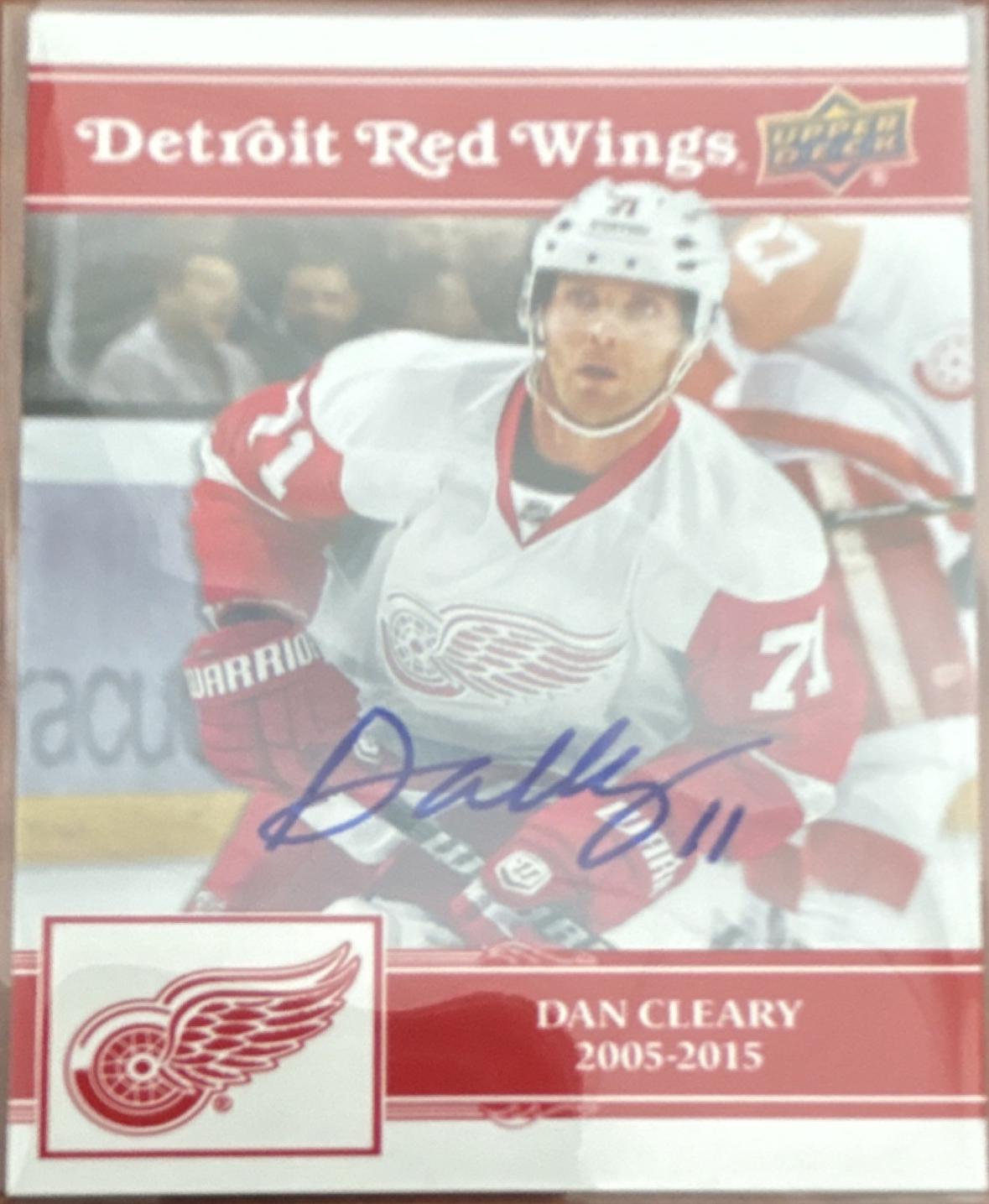 Dan Cleary [Gold Autograph] #82