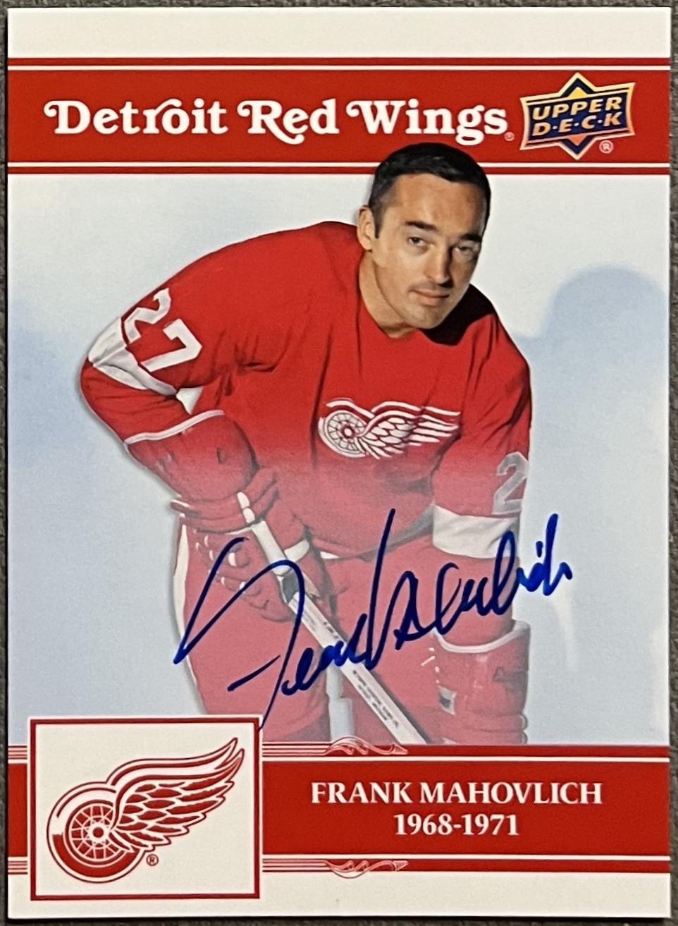 Frank Mahovlich [Gold Autograph] #13