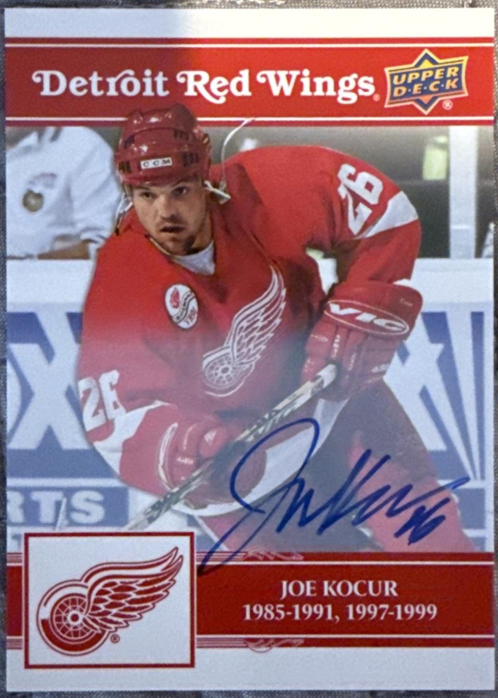 Joe Kocur [Gold Autograph] #81