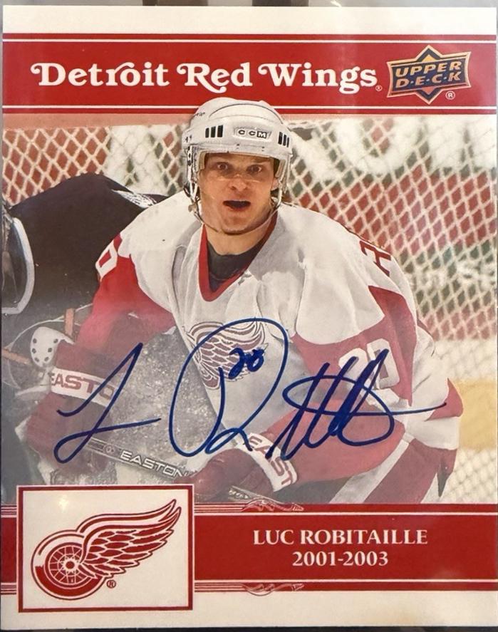 Luc Robitaille [Gold Autograph] #36