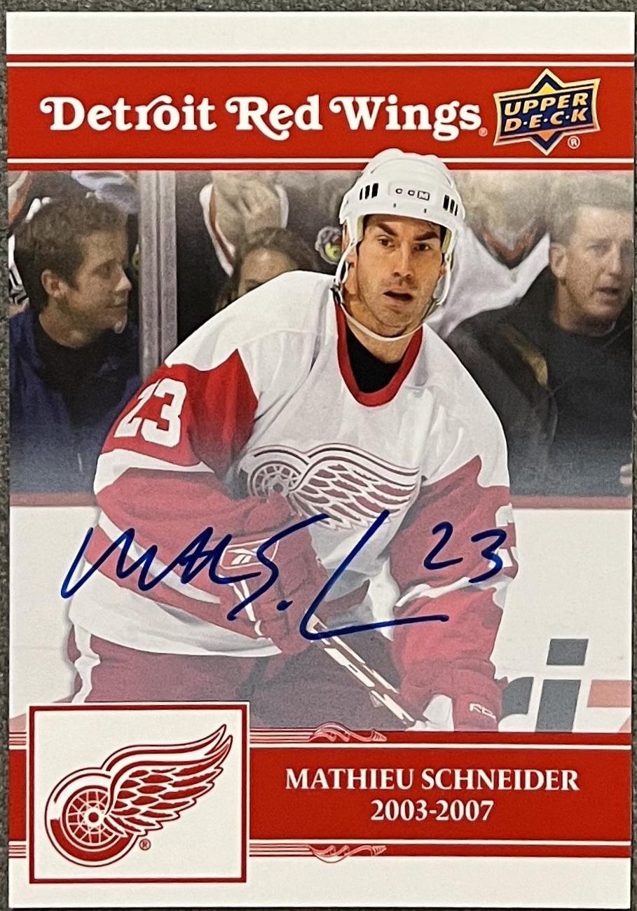 Mathieu Schneider [Gold Autograph] #94