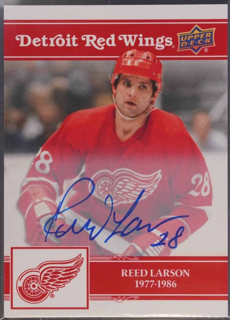 Reed Larson [Gold Autograph] #19