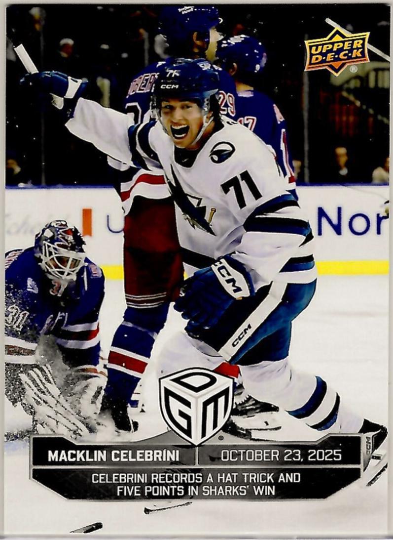 Macklin Celebrini #10