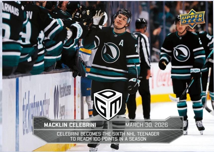 Macklin Celebrini #77
