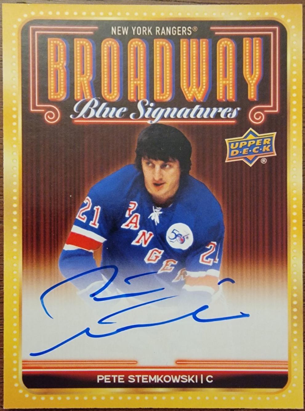 Pete Stemkowski #BBS-PS